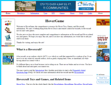 Tablet Screenshot of hovergame.com